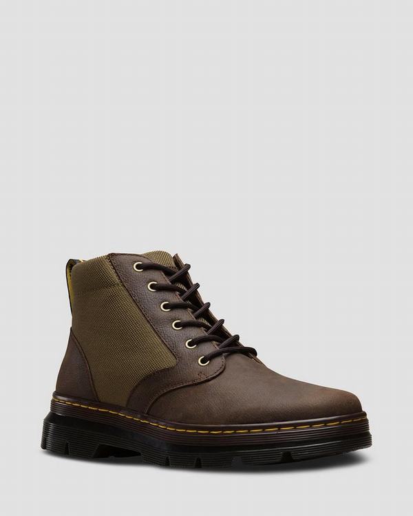 Dr Martens Dámské Chukka Boty Bonny Ii Tmavě Hnědé Olivy Zelené, CZ-165047